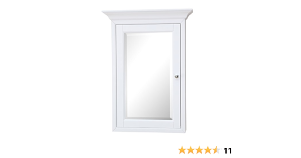 Amazon Com Kitchen Bath Collection Newport Wall Mounted Medicine Cabinet White Home Kitchen
