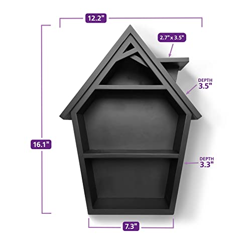 Spooky Shelf Decor Display Shelf for Horror Figures Haunted House