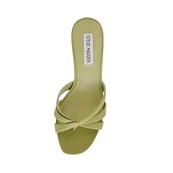 Steve Madden Women's Cary Heeled Sandal, Sage