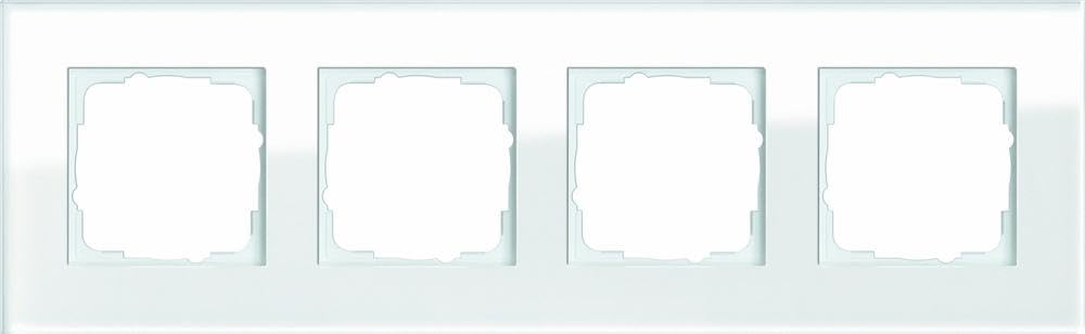 GIRA 021412 Cover Frame Glass – White