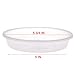 Cosmos 6 Pcs Clear Plastic Plant Pot Saucers for Flowers and Household Plants