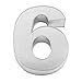Large Number Six Birthday Wedding Anniversary Cake Tins/Pans/Mold (Mould) by Hufsy 14
