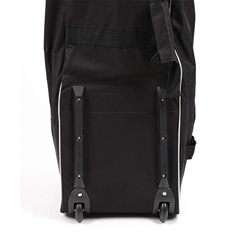 HOW TRUE Golf Travel Bag with Wheels, Lightweight Golf Club Travel Cover Case for Airlines, Protect Golf Equipment, Black