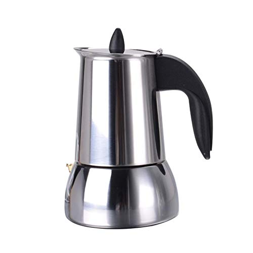 Nrkin Moka Express Espressokocher, Kaffeemaschine Aluminium, Espresso Maker, Camping Kaffeekocher, 450ml