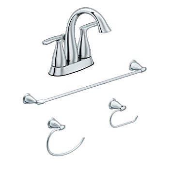 Buy Aquasource 4 Piece Polished Chrome Decorative Bath Hardware