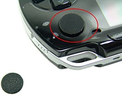 2PCS Analog Joystick Stick Button Cap Thumbstick Cover for PSP1000 PSP 1000 Controller (Black)