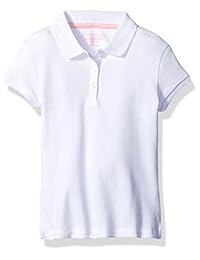 Uniforme náutico de las niñas solapa Polo de manga corta con volantes