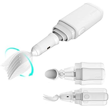GYENNO Bravo Twist Parkinson Spoon and Fork for Hand Tremor, Steady Spoon with Self Stabilizing