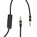 Inovat Replacement 4Ft 3.5 mm Headphone Stereo Audio Cable Cord wit MIC for Dr. Dre Headphones Monster Solo Beats Studio