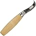 Morakniv Wood Carving 163 Hook Knife with Carbon Steel Blade, 0.9-Inch Internal Radius