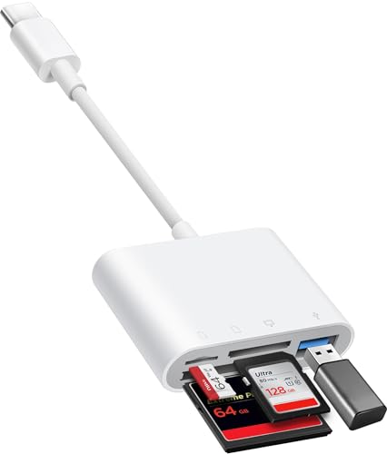 USB C to SD CF Card Reader
