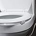 Danolt Toilet Seat Bumpers, 6 Pieces White Toilet Seat Buffer Toilet Seat Bumpers Universal Seat Bumper with Strong Adhesive.