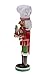 Clever Creations Chef 15 Inch Traditional Wooden Nutcracker, Festive Christmas Décor for Shelves and Tables