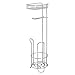 iDesign Classico Free Standing Toilet Paper Holder with Shelf for Bathroom - Chrome