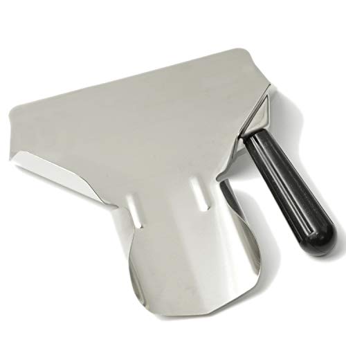 MGGi Stainless Steel French Fry Bagger Scoop Chip Popcorn Bagger Ice Candy Snacks Desserts Scooper, Right Handle