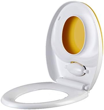 YSNBM Family Toilet Seat with Built-in Child Seat | Soft Close Prevents Slamming | Easy Clean, Quick Release Hinges | Child Friendly Potty Training, V Shape Toilet seat,Family washroom