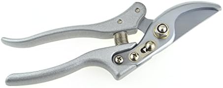 Garden Friends Bypass Pruner Manual Hand Pruner Shears Spring Loaded Lock Easy One Handed Open &amp; Close Action Garden Shears Pruning