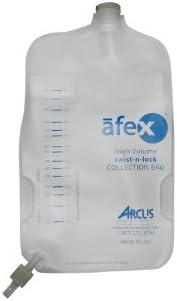 Amazon Com Afex Urinary Collection Leg Bag 32 Oz Standard Non Vented Extra 1000 Ml Capacity Health Personal Care