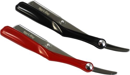 Folding Razor Generic Professional Straight Edge Barber Razor Set – 2pcs Classic Folding ...