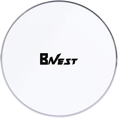 Fast Wireless Charger,Bnest Wireless Charger QI Fast Wireless Charging Pad with Anti-Slip Rubber for iPhone X,iPhone8/8plus,Samsung Galaxy S8 Edge/S7/S6(White)