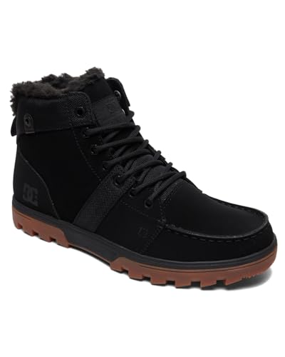 DC Shoes Men's Woodland Boat Shoe, Black Gum, 10 at Amazon