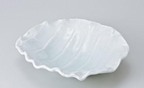 Blue white porcelain shell -shaped 7 SunSakarihachi [ heavy pot Mino ] / Enjoy Goods ( Kitchenware ) with set