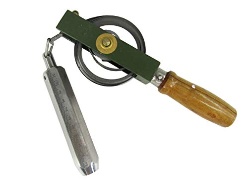 Handle Stainless Steel Explosion-proof Oil Tank Gauging Tapes Oil Gauging Tape with Stainless Steel Plumb Bobs (5m)