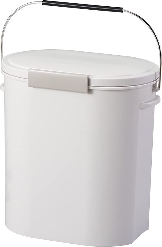 アスベル フタ付きゴミ箱 オムツ・ペットシーツ 11L 密閉 エバンペール 中バケツ付き 生ごみ ホワイト商品画像