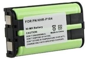 GATOR CRUNCH Cordless Phone Battery for Panasonic HHR-P104, Bulk Packaging)