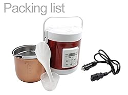 HSJ 1.6L Small Rice Cooker and Steamer, 12V/24V
