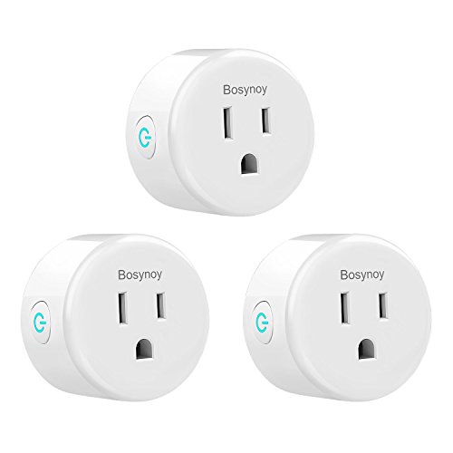 Alex Smart Plug, [3 Pack] WiFi Smart socket Mini Outlet, No Hub Required, Works for Amazon Alexa Echo and Google Assistant, Control Your Devices from Anywhere, Schedule Your Appliances
