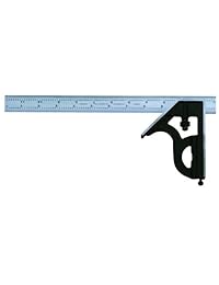 Starrett 11H 12 4R Combinación cuadrada con cabeza de hierro fundido y acabado negro arrugado.