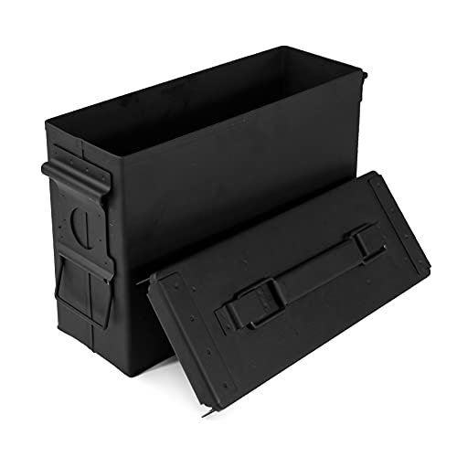 GUGULUZA Metal Ammo Can .30 Cal, Lockable Ammo Storage Case, Military