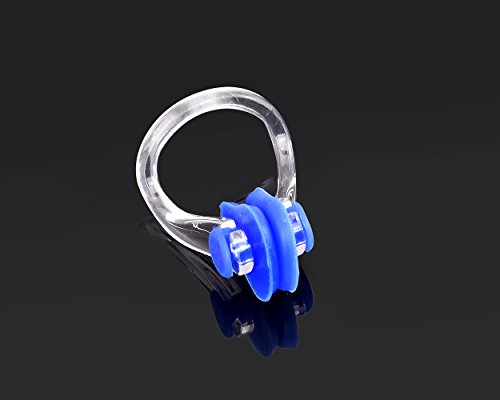 Ace Select PVC Silicone Swimming Nose Clip Set in 3 Pieces Nose Plug Swimming Nose for Adult Kids - Thumbnail 2