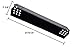 VICOOL hyJ737A 4 Pack Porcelain Steel Heat Plate Replacement for Grill Master 720-0697, 720-0737, Nexgrill 720-0830H, 720-0697, 720-0737 and Other Gas Grill Models