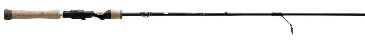 13 FISHING DEFY SILVER - 6'6" UL SPIN ROD 2PC