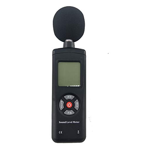 Decibel Meter Digital Sound Level Meter 30 to 130dB Sound Noise Volume Monitor Measuring Frequency Weighting A/C Maximum Hold Function - Thumbnail 2