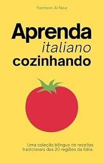 Livro Aprenda italiano cozinhando