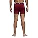 adidas Men's Stretch Cotton Boxer Brief Underwear (3-Pack), Collegiate Burgundy/Collegiate Navy Light Onix/Col, Large