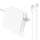 Jeestam 65W USB Type-C AC Adapter Charger Power Replacement for Apple MacBook/Dell/Xiaomi air/Huawei Matebook/HP Spectre/Thinkpad Nintendo Switch/Lenovo/Acer Type C Laptops and Phones