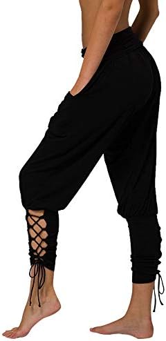 Bonboho Women's High Waist Harem Pants Yoga Palazzo Casual Pants