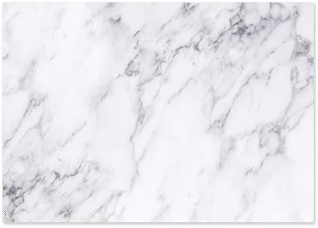 Marble Effect Desk Pad DIN A3 White Grey