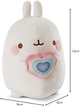 Nici Molang Cuddly Toy Rainbow Heart 12 cm Plush Toy view 7