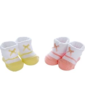 Girls' Folded Cuff Booties (2 Pack)
