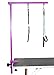 SHELANDY Pet Grooming arm with clamp for Large and Small Dogs - 35 inch Height Adjustable and Free Two No Sit Haunch Holder,Purple