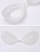 luxilooks Women's Sticky Push up Backless Bra for Big Bust White-Lace C Bra