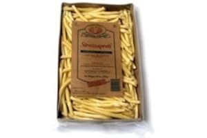 Rustichella d'Abruzzo Strozzapreti - 500g Short Pasta with Unique Texture, Perfect for Arrabbiata & Game Ragù - Authentic Italian Durum Wheat Pasta from Abruzzo, Ideal for Duck, Rabbit, & Any Hearty Sauces