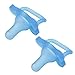 Dr. Brown’s HappyPaci Silicone Newborn Pacifier for Breastfeeding Baby - Blue - 2pk - 0-6m
