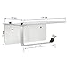 Bosszi New Concise Style Self Adhesive Wall Mount Paper Tissue,SUS304 Stainless Steel Toilet Paper Towel Holder Mobile Phone/Soap Storage Shelf,Brushed
