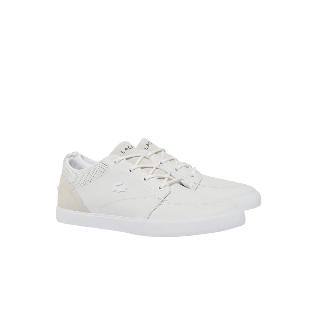 Lacoste Men's Bayliss Sneaker, White, 9.5 Image Lacoste Men's Bayliss Sneaker, White, 9.5 Image